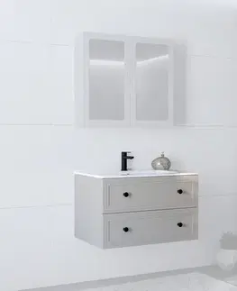 Kúpeľňové skrinky Závesná skrinka pod umývadlo TORETO 80 Halmar