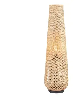 Lampy  Stojacia lampa ZANZIBAR 1xE27/20W/230V béžová 330130