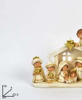 Vianočné dekorácie MAKRO - Betlehem 16cm rôzne druhy