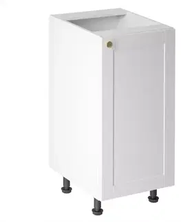 Kuchynské skrinky stojace Kuchynská skrinka linea d40 white
