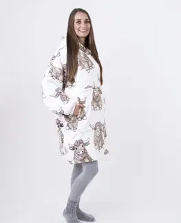 Dámske mikiny MKLozkoviny.sk Baránková mikina mikroplyš – Róza veľkosť M
