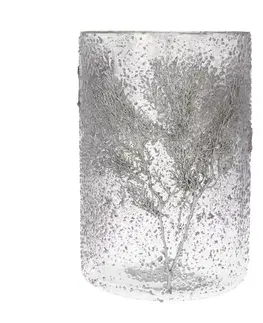 Svietniky Svietnik Twig II ⌀20cm silver