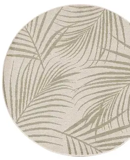 Koberce Koberec Lineo beige/jungle green 120cm