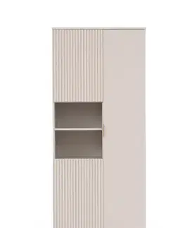 Vitríny ArtGiB Vitrína NUBIA NB-05 | cashmere