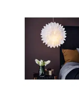Vianočné dekorácie Markslöjd 705842 - Vianočná dekorácia SOLINA 1xE14/25W/230V pr. 48 cm biela 705842.00