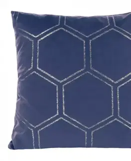Dekoračné obliečky Obliečka na vankúš Blink/12/E 45x45 námornícka modrá 387669