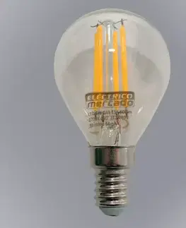 Dekoračné žiarovky ŽIAROVKA FL G45 5W / 600LM E14 230V 2700K ČISTÁ
