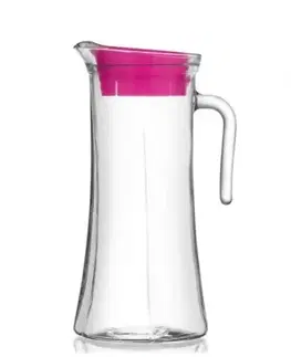 Dekoratívne vázy Kinekus Džbán sklo 1,4l TRUVA, plastové veko, 26cm