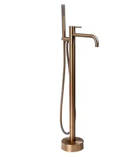 Kúpeľňové batérie REA - Voľne stojaca batéria Clif Brush Copper REA-B7504