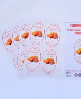 Samolepky na stenu Kinekus Samolepka domáca MEDOVINA 16ks etikiet