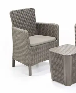 Záhradný nábytok KETER Balkónový set TRONTO | cappuccino