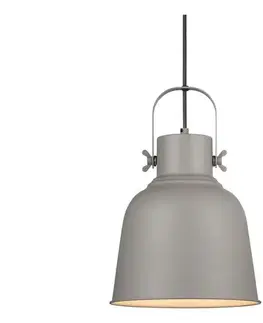 Svietidlá Nordlux - Luster na lanku ADRIAN 1xE27/25W/230V pr. 25 cm šedá 48793011