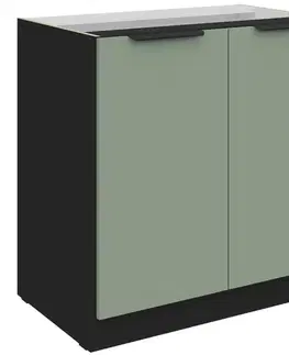 Kuchynské skrinky stojace Kuchynská skrinka Aria-Sa/Bl Anti Fingerprint 80d 2f Bb