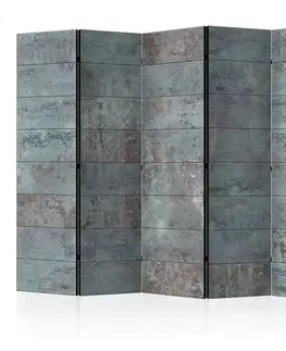 Paravány Paraván Turquoise Concrete Dekorhome