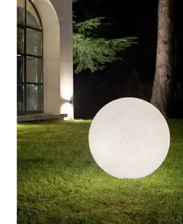 Záhradné lampy Ideal Lux - Exteriérové svietidlo DORIS 1xE27/60W/230V pr. 48 cm IP44 sivé 195483