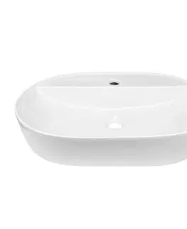 Umývadlá Mereo Umývadlo na dosku bez prepadu, Lota, 610x400x120 mm, keramické UC614012O