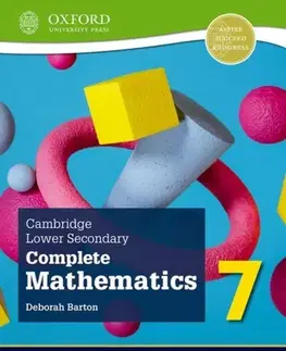 Príprava do školy, pracovné zošity Cambridge Lower Secondary Complete Mathematics 7: Student Book (Second Edition) - Deborah Barton