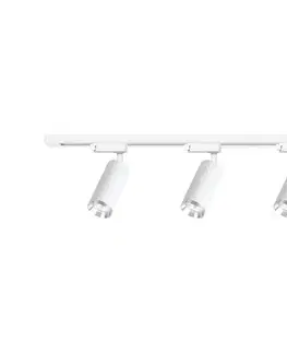 Svietidlá  Bodové svietidlo v lištovom systéme MICA 3xGU10/10W/230V biele/matný chróm ML2105