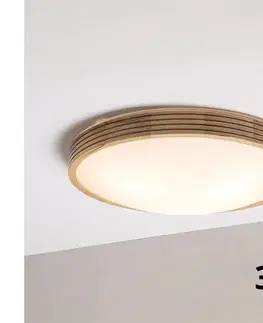 Svietidlá BRILAGI - LED stropné svietidlo CARVALHO MODERN SLIM 3xE27/60W/230V priemer 47,5 cm dub 8590828039426