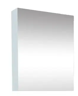 Kúpeľňový nábytok Zrkadlová skrinka SAT B-Way 60x75 cm lamino BWAY60CABW BWAY60CABW