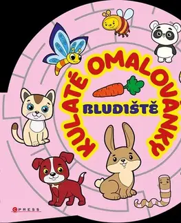 Pre deti a mládež - ostatné Kulaté omalovánky Bludiště - Michaela Bystrá Radvanová,Michaela Bystrá Radvanová