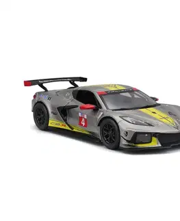 Autíčka a dopravné prostriedky BBurago Bburago 1:24 Racing - 2020 Chevrolet Corvette - C8R 3 Yellow