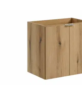 Skrinky do kúpeľne ArtCom Skrinka pod umývadlo NOVA Oak 82-60-2D | 60 cm s dvierkami