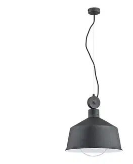 Svietidlá  Luster na lanku CORA 1xE27/15W/230V šedá 60201