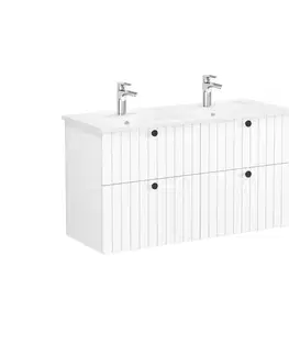Kúpeľňový nábytok Kúpeľňová skrinka s umývadlom VitrA Root 120x67x46 cm biela mat ROOTG120WINTS ROOTG120WINTS