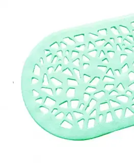 Koberčeky a rohože do kúpeľne Predložka do vane 68x39cm, modrá