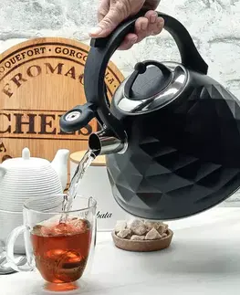 Dekorácie a bytové doplnky Čajník crystal čierny mat 3l indukcia