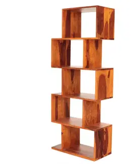 Knižnice Knižnica Rami 60x150x30 indický masív palisander