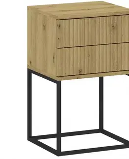 Všetky produkty Nočný stolík 2S-40 bez rukovätí artisan