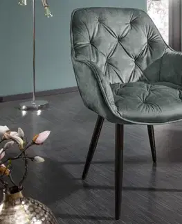 Stoličky Chesterfield jedálenské kreslo 2 ks MEDON Dekorhome