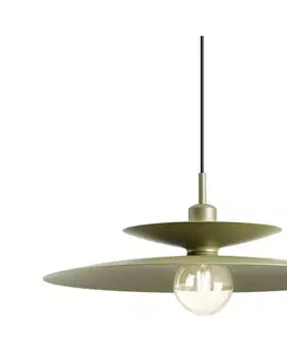Svietidlá Redo 01-3050 - Závesný luster na lanku GUNNAR 1xE27/42W/230V pr. 50 cm zelený 01-3050