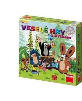 Spoločenské hry Dino Toys Hra Veselé hry s Krtkom Dino