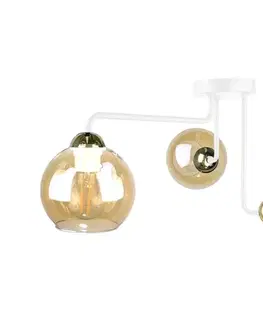 Svietidlá Keter Lighting Prisadený luster MONDE WHITE 3xE27/60W/230V 2167