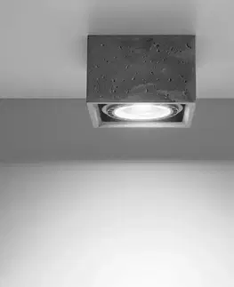 Lampy do obývačky Stropná lampa Flynn 1 betón