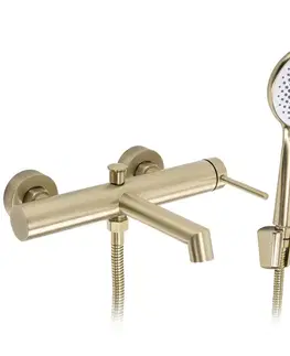 Kúpeľňové batérie REA - Vaňová batéria Foss Gold Brush REA-B6890
