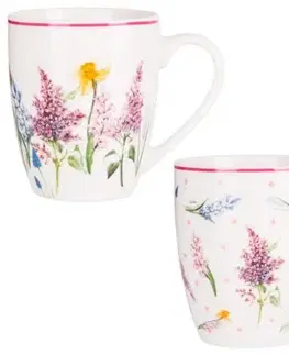 Hrnčeky a šálky Kinekus Hrnček porcelánový 360ml AGNES, mix 2 vzorov
