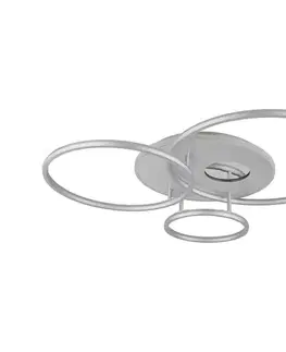 Svietidlá Globo 48466-54A-LED Stmievateľné stropné svietidlo INVERTINA 54W/230V 90x70 cm strieborné + DO 48466-54A