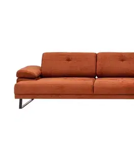 Sedacie súpravy Rohová sedacia súprava / Rohová pohovka Mustang Small Right - Orange