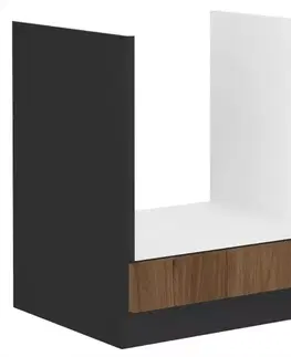 Kuchynské skrinky stojace Kuchynská skrinka Monza orech okapi 60dg bb