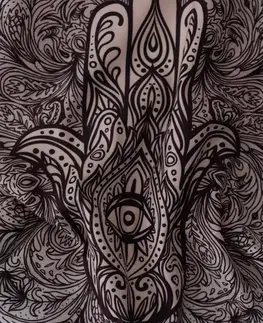 Dekoračné obliečky MKLozkoviny.sk Obliečka na vankúš mikroplyš 45 × 45 cm - Buddha 5 L02-  -
