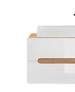 Umývadlá ArtCom Keramické umývadlo UM-6275 SLIM 2 | biely lesk 60 cm