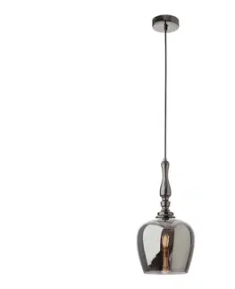 Svietidlá Redo 01-2752 - Luster na lanku TOLL 1xE27/42W/230V čierna 01-2752