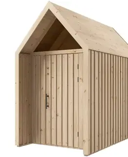 Drevené domčeky na záhradu Záhradný domček Swedish Barn 1629 prírodný V4