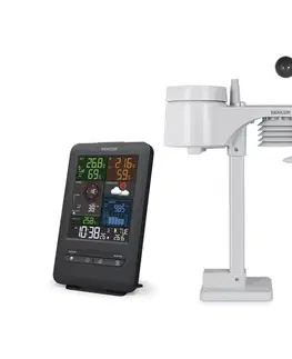 Meteostanice, teplomery a vlhkomery Sencor - Profesionálna meteostanica s LCD displejom a budíkom 1xCR2032 + 3xAA 35053971