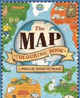 Maľovanky pre dospelých The Map Colouring Book - Natalie Hughes