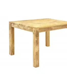 Jedálenské stoly Jedálenský stôl Manu 120x90 indický masív mango